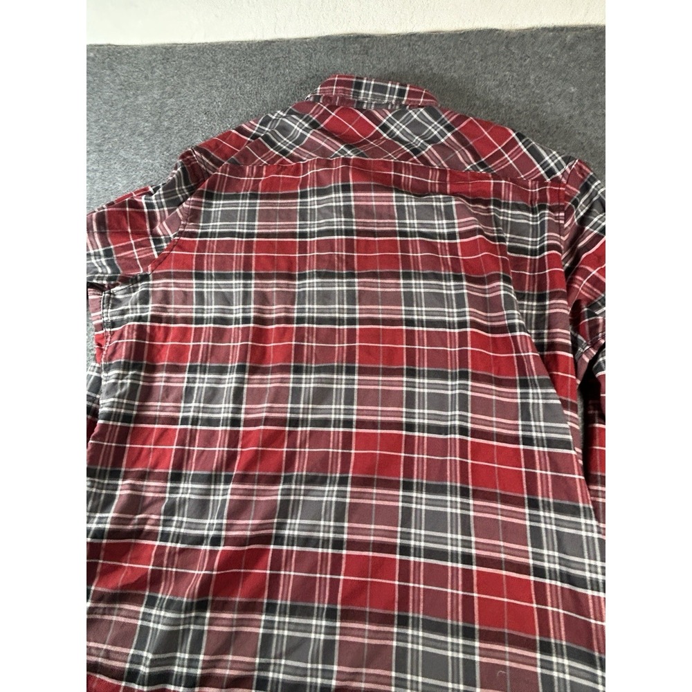 Harley Davidson Shirt Size 2XL 120th Anniversary Red Plaid Button Up - Picture 9 of 10